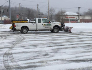 parking lot snow plowing - Landwork Contractors Inc