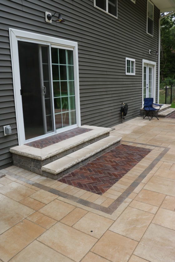 Patio, Steps and Fire Pit Installation10
