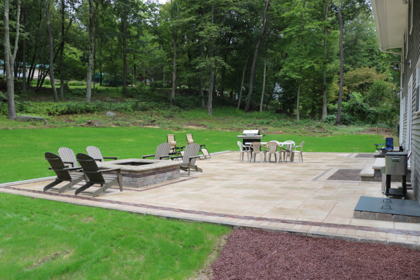 Patio, Steps and Fire Pit Installation13