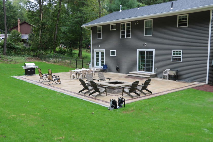Patio, Steps and Fire Pit Installation15